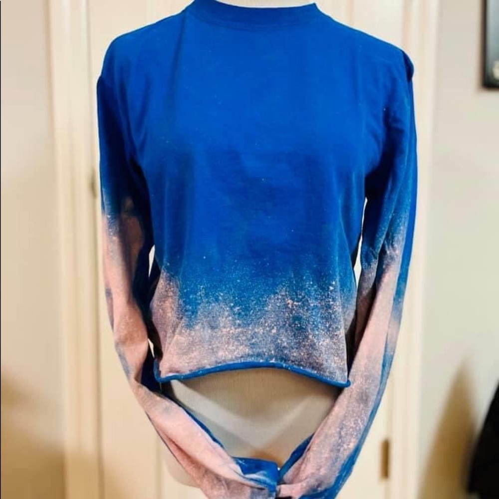 Bleached & Cropped Champion pullover